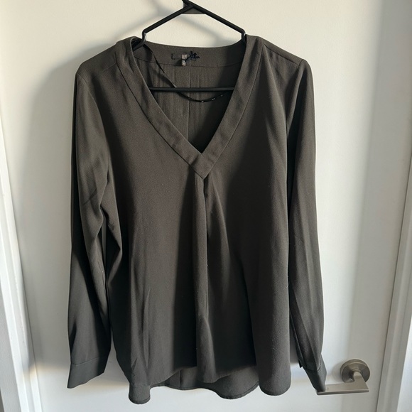 Dept Blouse - Dark Green - Picture 1 of 7